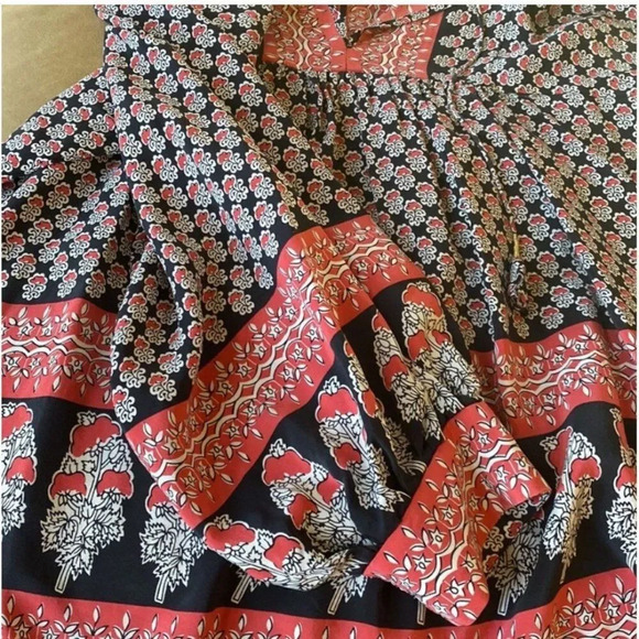 Ulla Johnson Silk Bea Blouse Batik Print XS - Picture 11 of 12